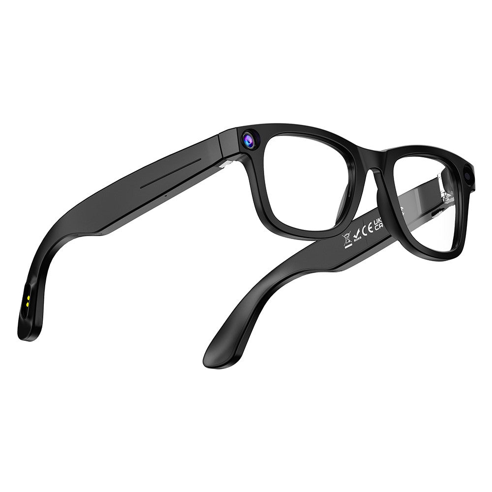 Lunettes intelligentes G300 à commande tactile avec traduction par IA, caméra 8 MP, stabilisation d'image et enregistreur vidéo