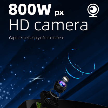 Lunettes intelligentes G300 à commande tactile avec traduction par IA, caméra 8 MP, stabilisation d'image et enregistreur vidéo