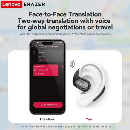 XT66PRO Bluetooth Earphones with ASMR Headset Functionality, DIY APP, AI Translation, and 13-Hour Battery Life Display